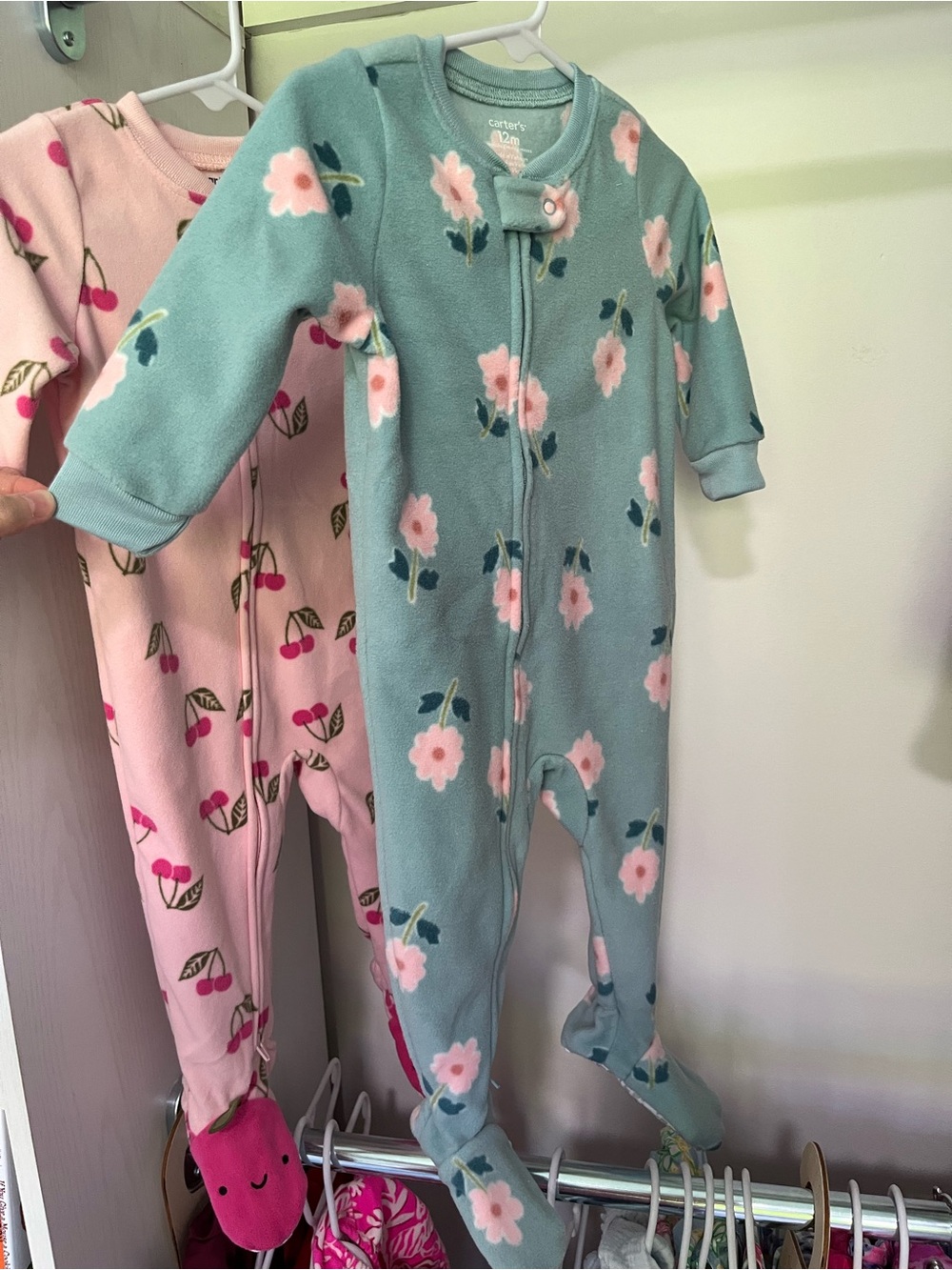 Carter's Set of 2 Fleece Footed Pajamas